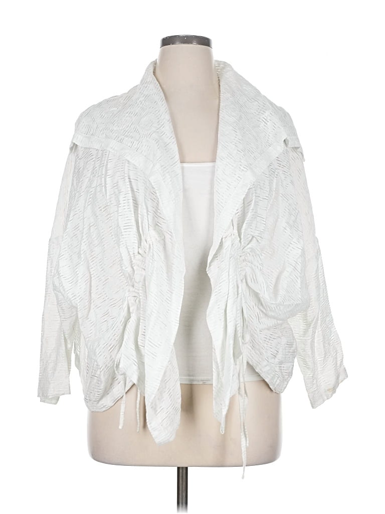 Pre-owned Marla Wynne Kimono In White