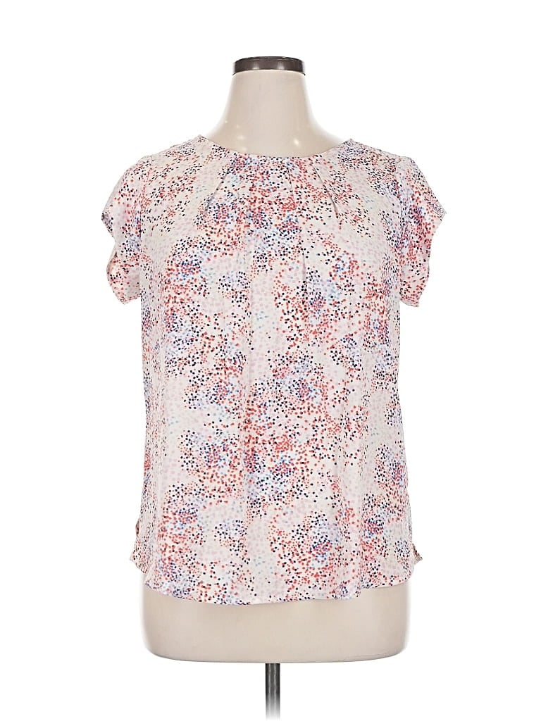 Pre-owned 41hawthorn Short Sleeve Blouse In White