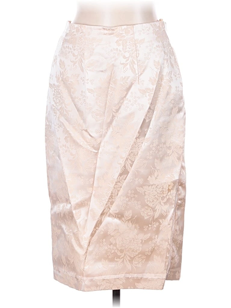 Pre-owned Scott Mcclintock Formal Skirt In White