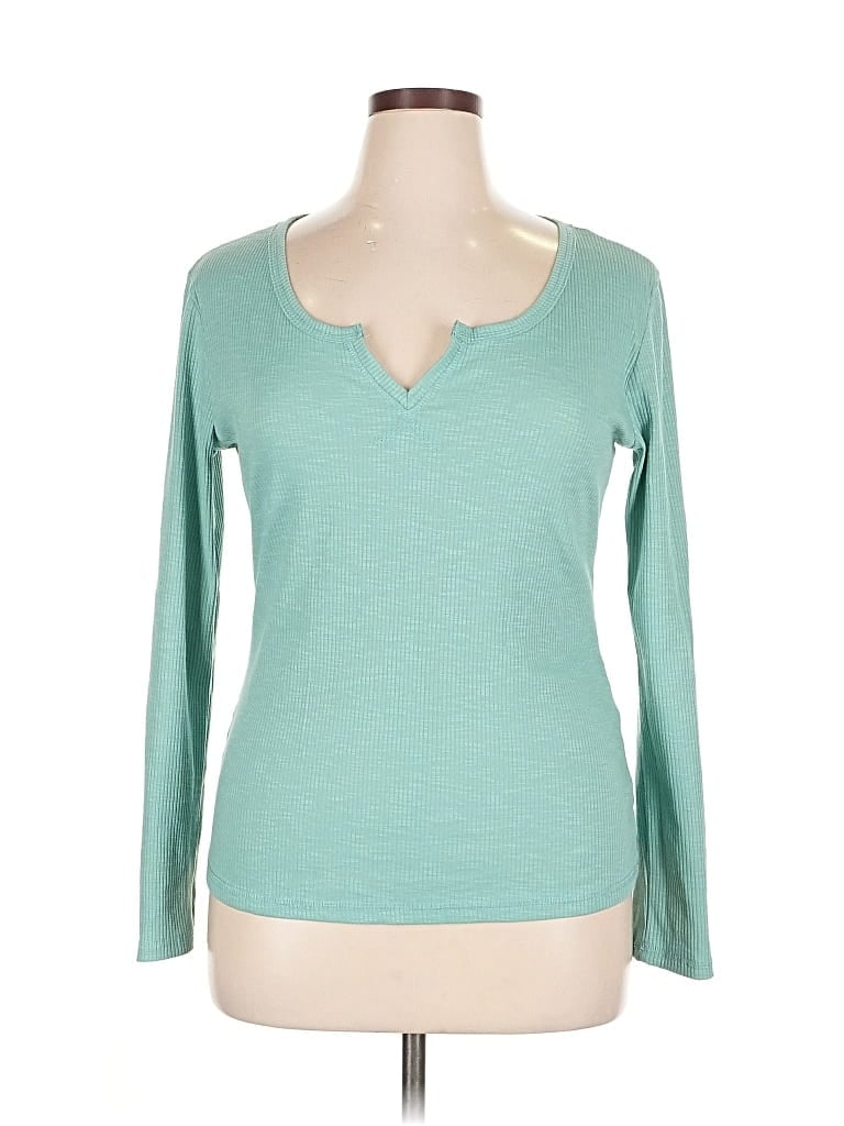 Pre-owned Unbranded Long Sleeve T-shirt In Blue