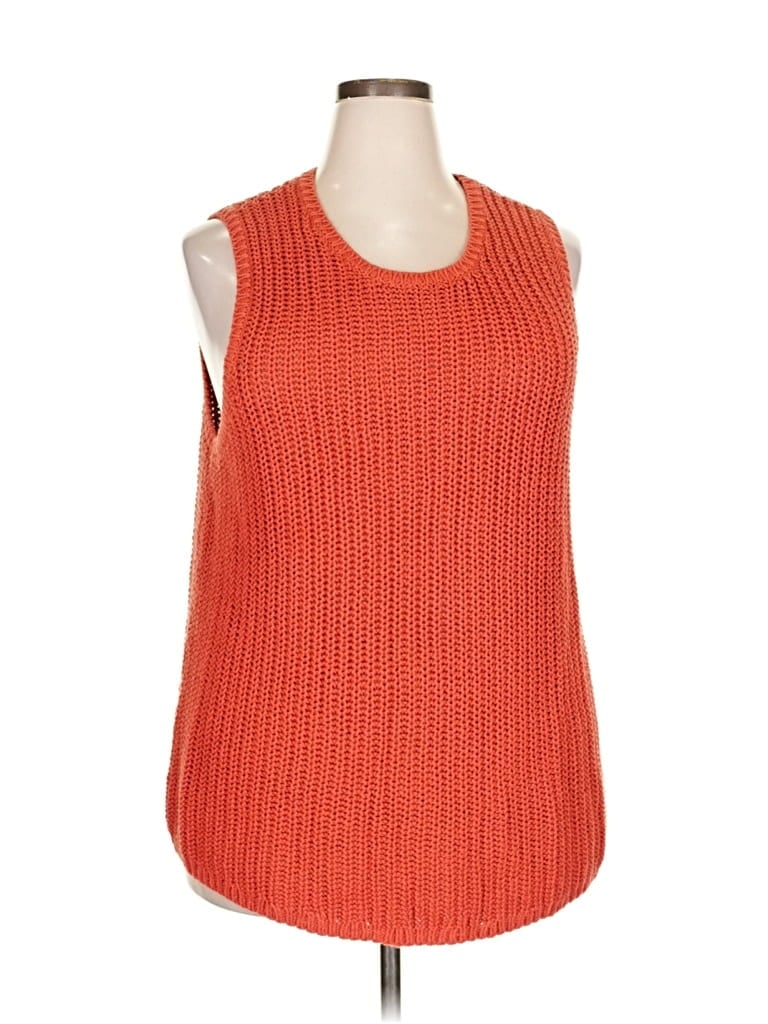 Pre-owned Old Navy Sweater Vest In Orange