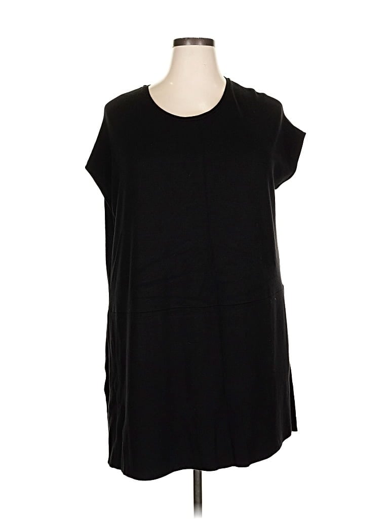 Pre-owned Cos Short Sleeve Blouse In Black