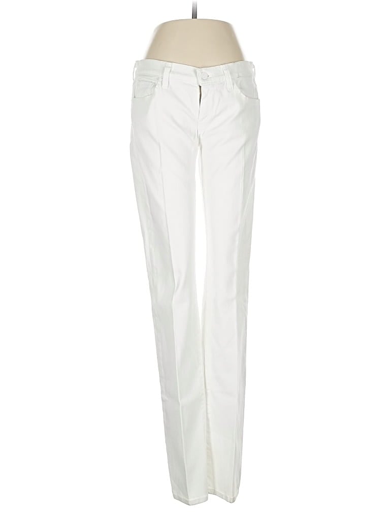 Pre-owned 7 For All Mankind Jeans In White