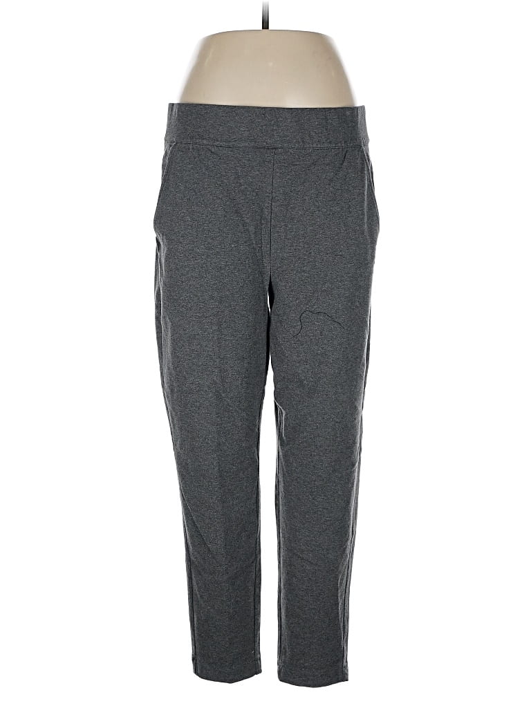 Pre-owned Lands' End Active Pants In Gray