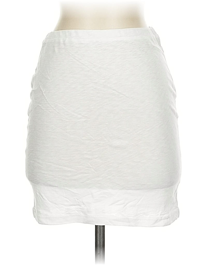 Pre-owned Unbranded Casual Skirt In White