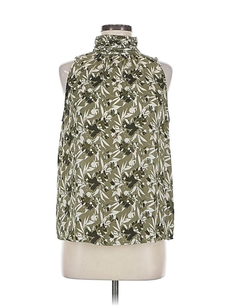 Pre-owned Noir Sleeveless Blouse In Green