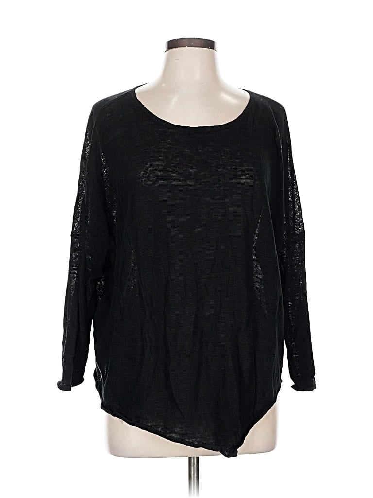Pre-owned In Cashmere Pullover Sweater In Black