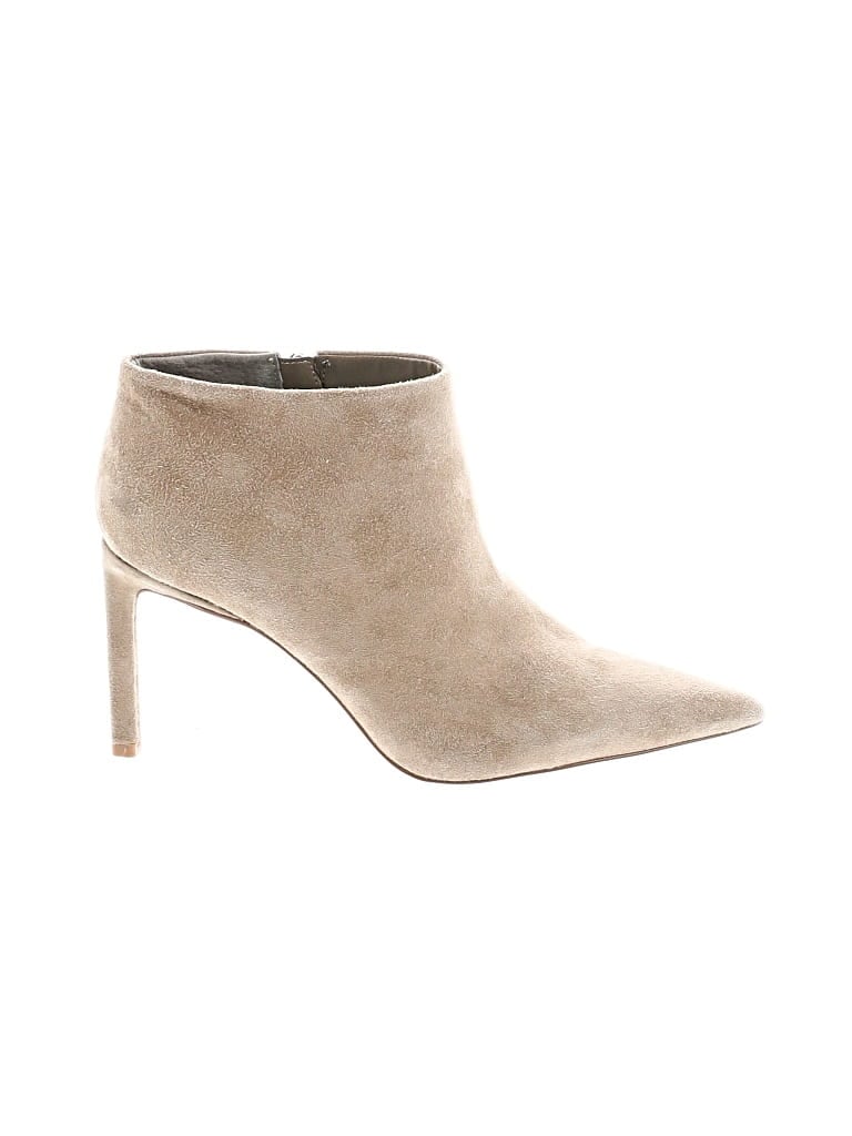 Pre-owned Franco Sarto Ankle Boots In Brown