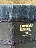 Lands' End Blue Casual Pants Size L (tall) - photo 3