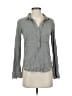 Bella Dahl Gray Long Sleeve Button-Down Shirt Size XS - photo 1
