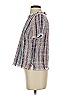Etcetera Tweed Silver Short Sleeve Blouse Size XS - photo 5