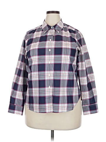 Foxcroft Long Sleeve Button-Down Shirt (view 1)