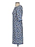 Max Studio Print Blue Casual Dress Size XS - photo 5