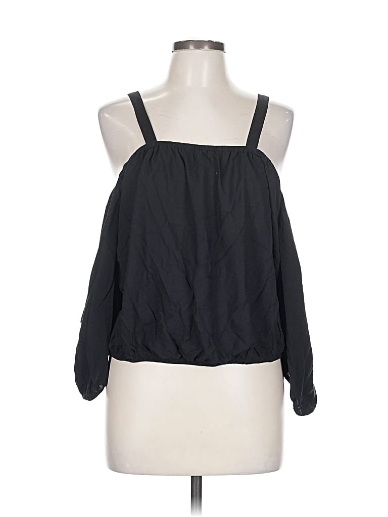 Pre-owned Torrid Sleeveless Blouse In Black