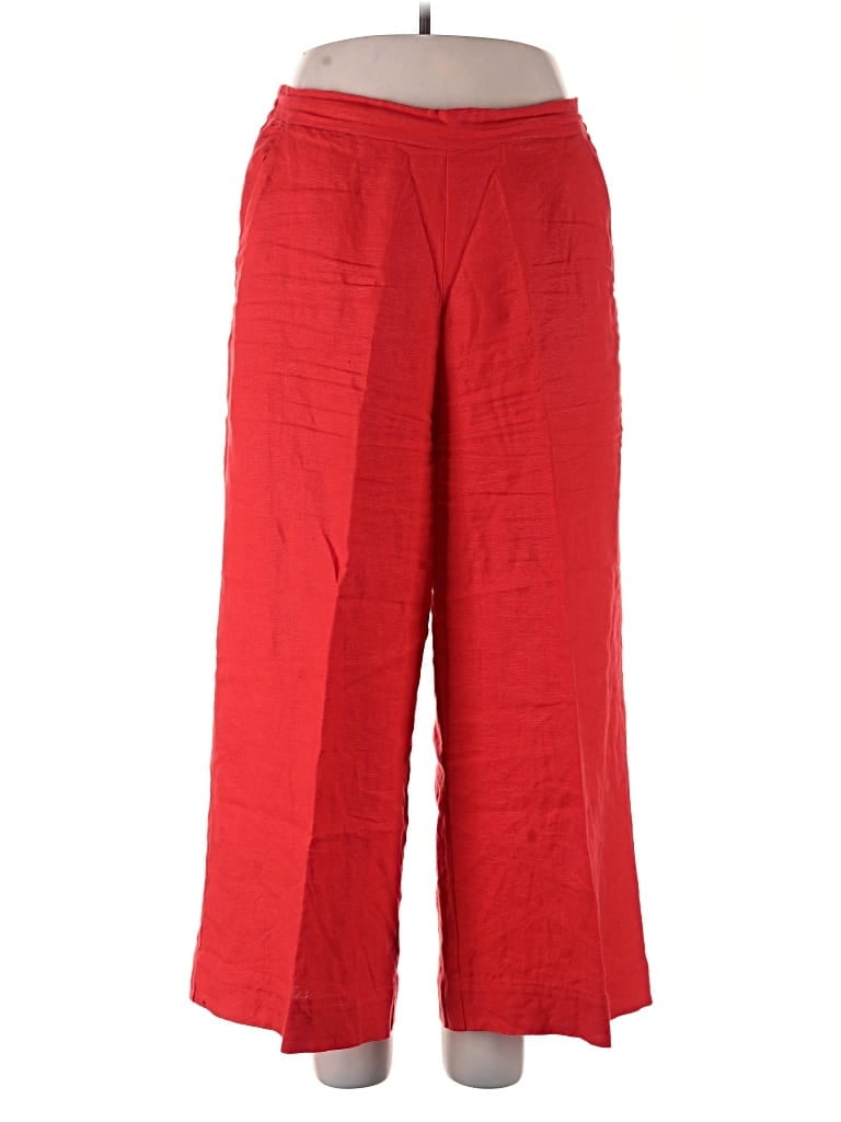 Pre-owned Chico's Linen Pants In Red