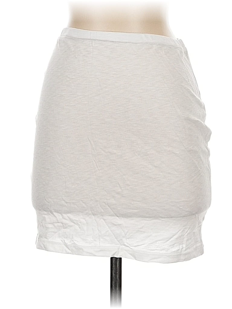 Pre-owned Unbranded Casual Skirt In White