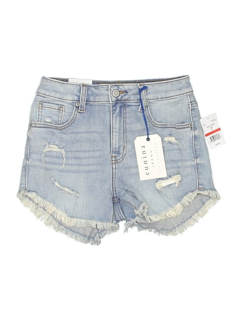 Pre-owned Eunina Denim Shorts In Blue