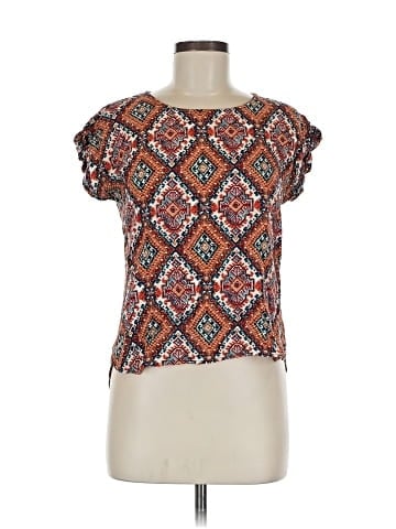 Pink Republic Short Sleeve Blouse (view 1)