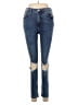 Free People Hearts Blue Jeans Size 29 waist - photo 1