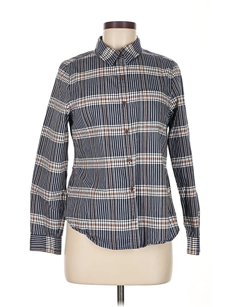 Pre-owned Pendleton Long Sleeve Button Down Shirt In Gray