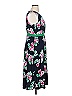 Studio One Floral Blue Casual Dress Size XL - photo 4