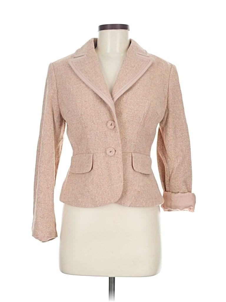 Pre-owned Ann Taylor Blazer Jacket In Brown