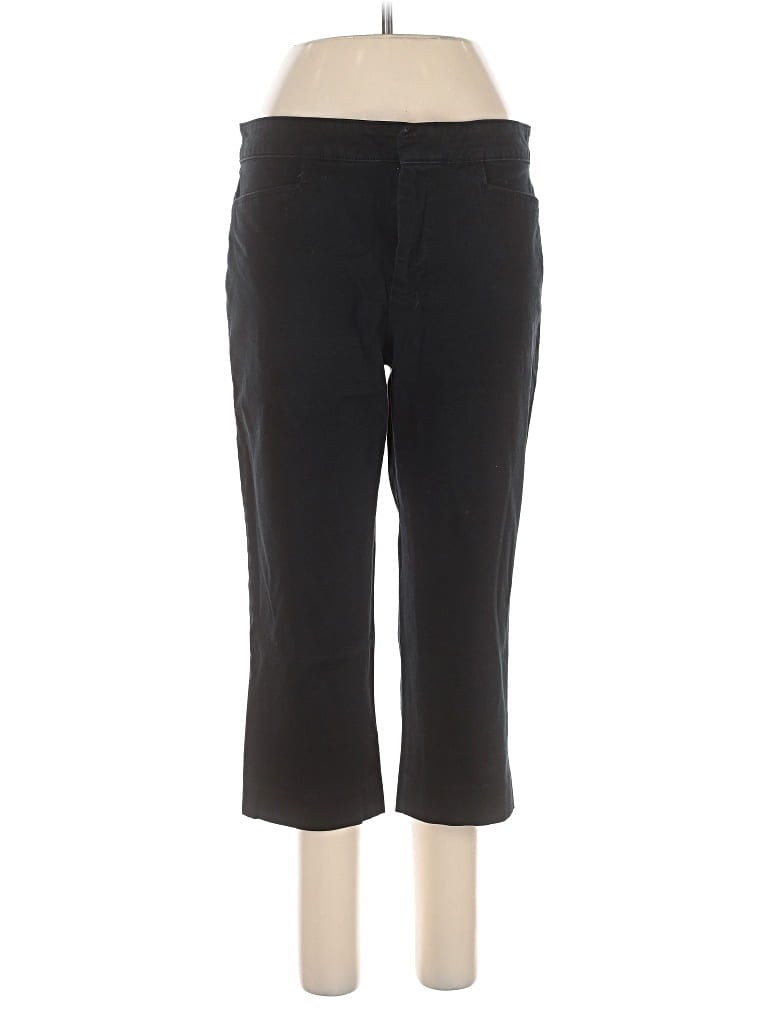Pre-owned Chaps Casual Pants In Black