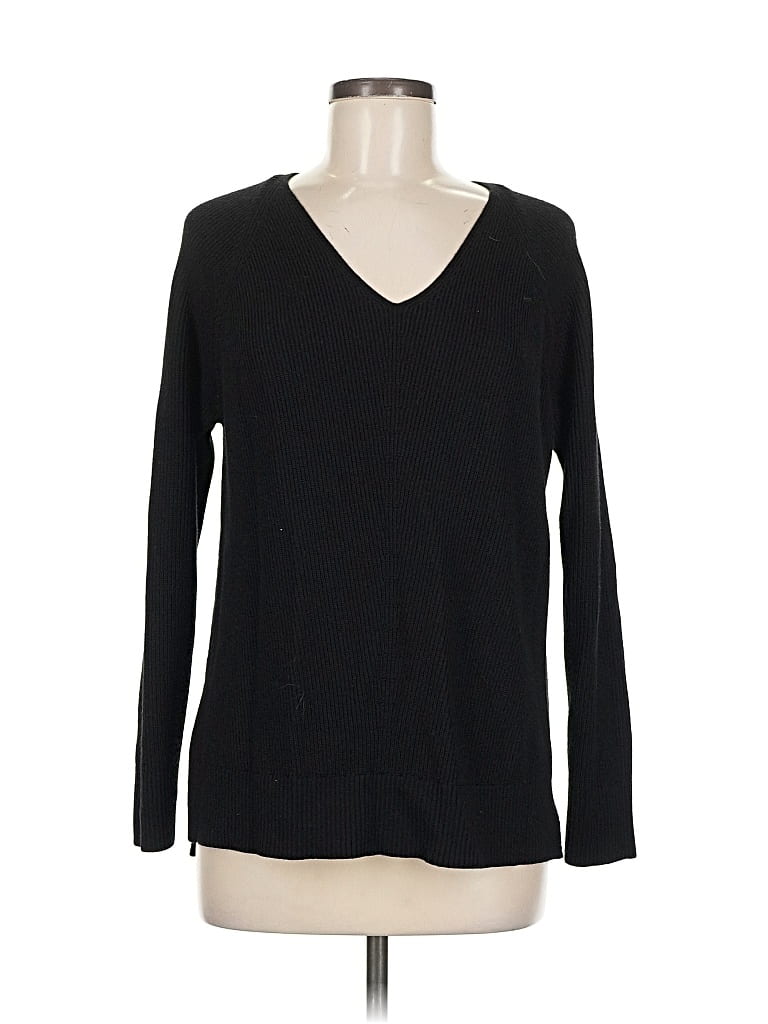 Pre-owned Athleta Pullover Sweater In Black