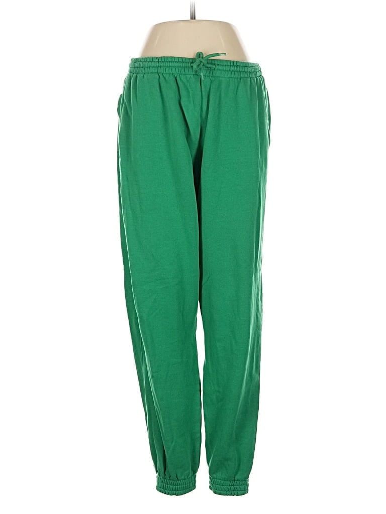 Pre-owned Divided By H&m Track Pants In Green