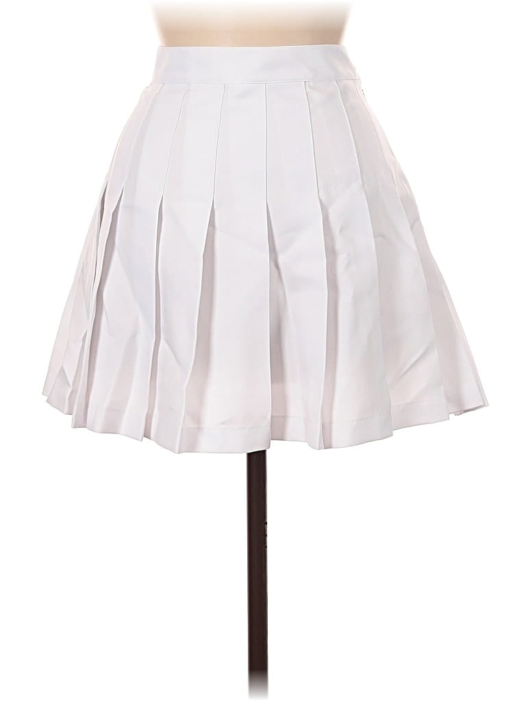 Pre-owned American Apparel Formal Skirt In White