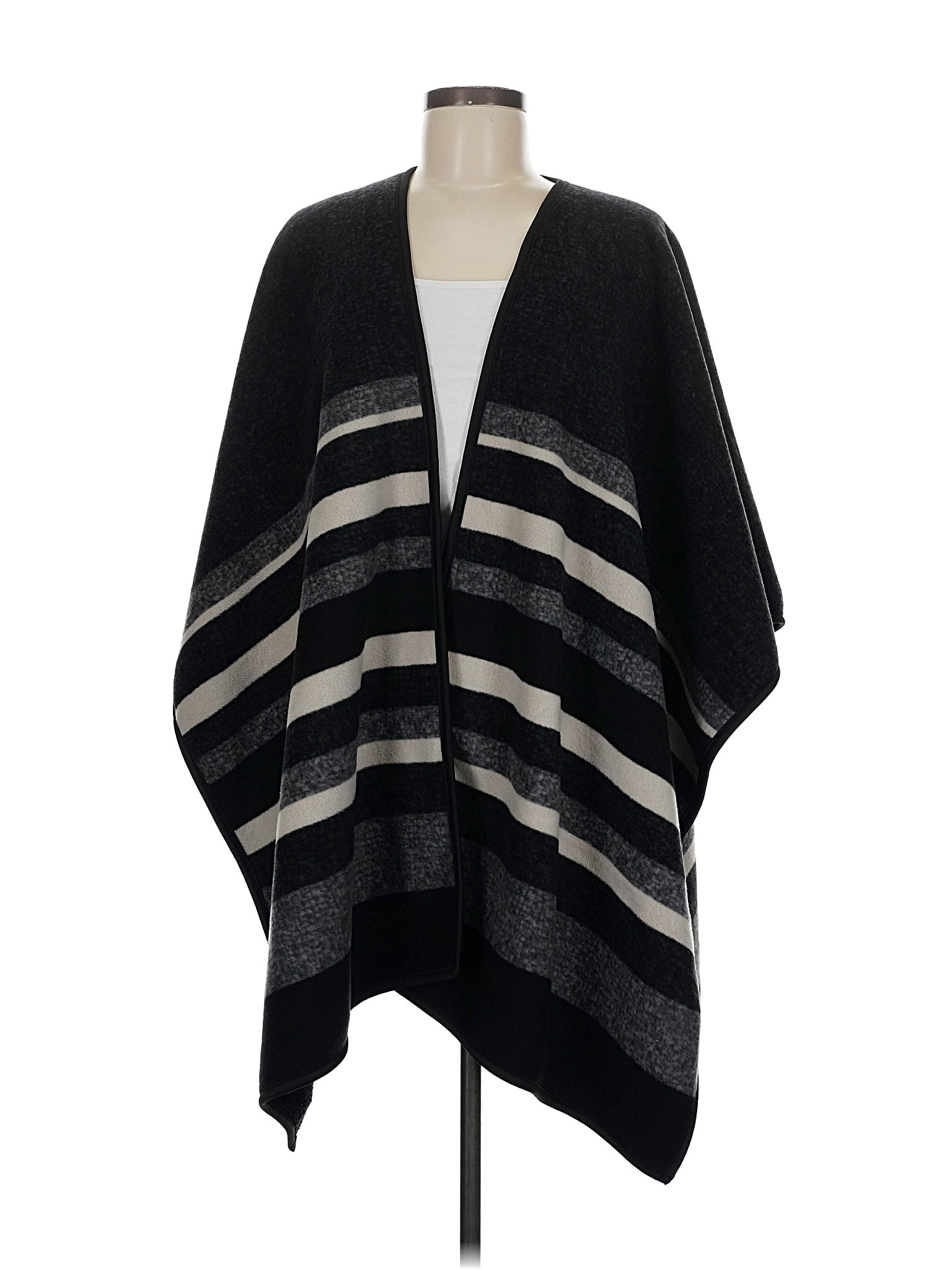 Ike Behar Ladies Reversible Fashion Wrap With High Pile Fleece - Foto 14
