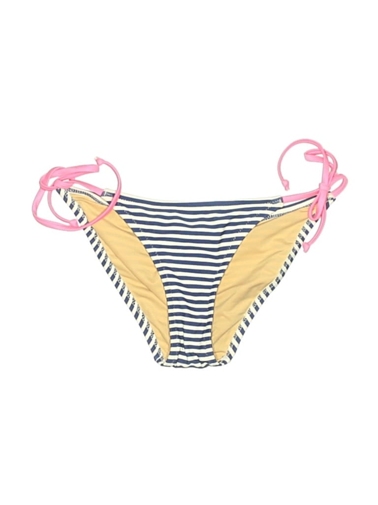 Pre-owned J.crew Factory Store Swimsuit Bottoms In Blue