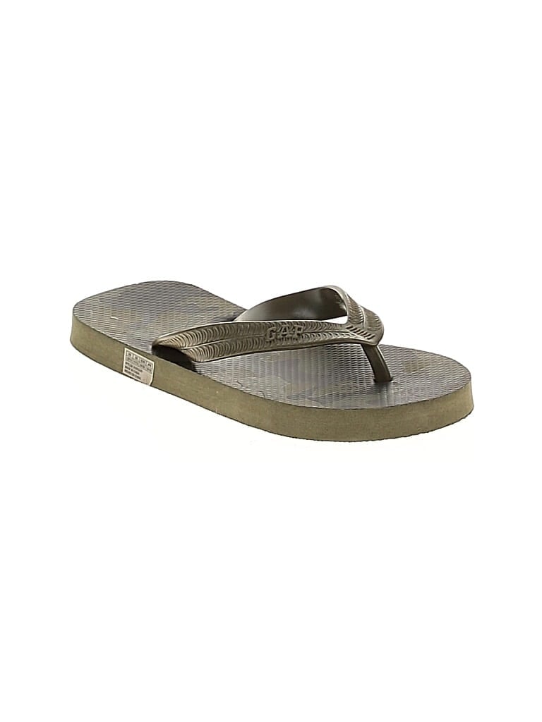 Pre-owned Gap Kids' Flip Flops In Green