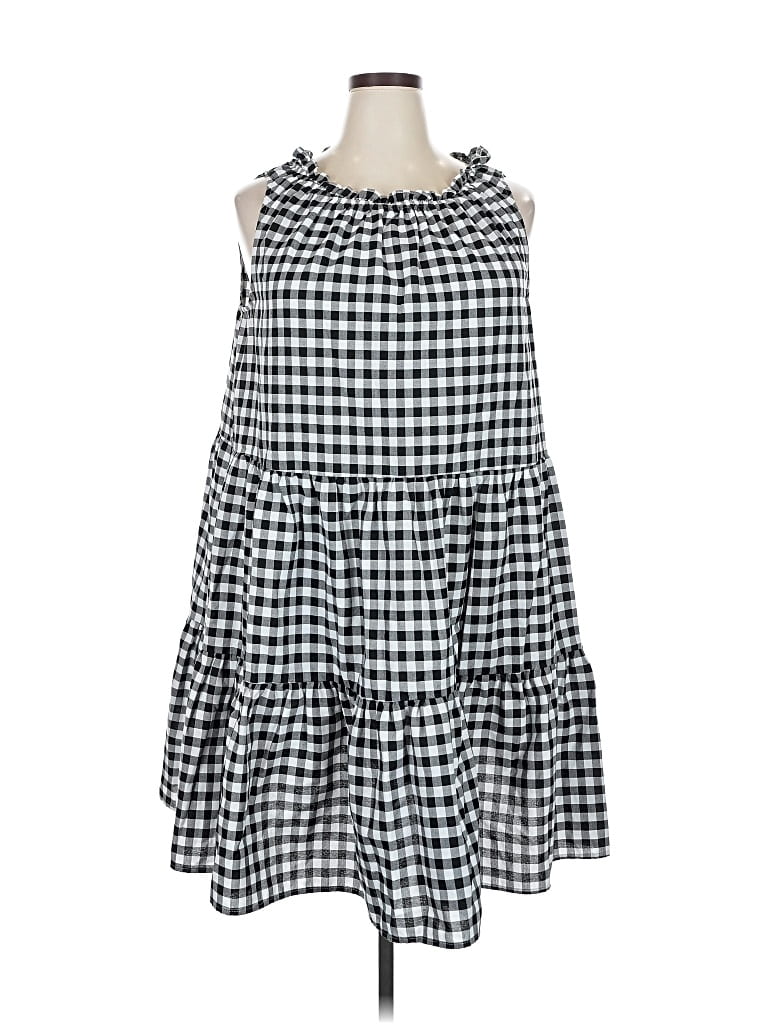 Pre-owned Lane Bryant Casual Dress In Gray