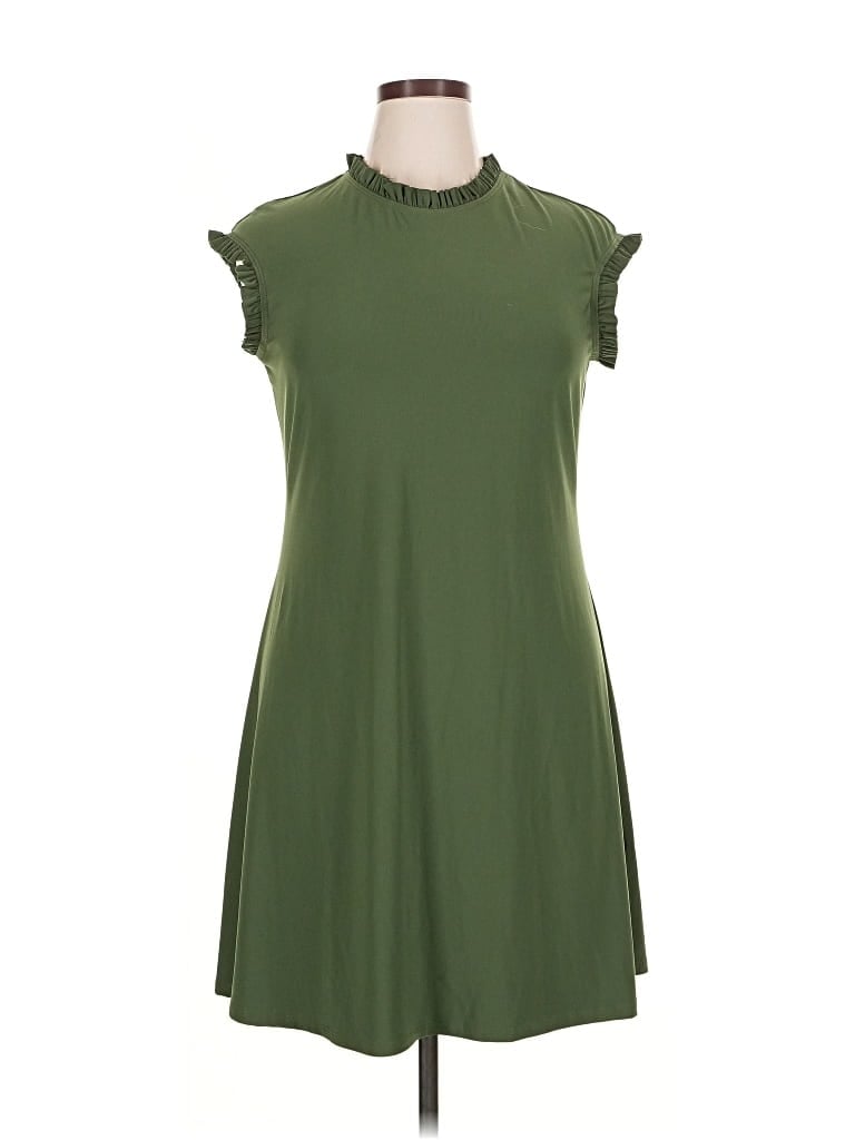 Pre-owned Nicole Miller Casual Dress In Green