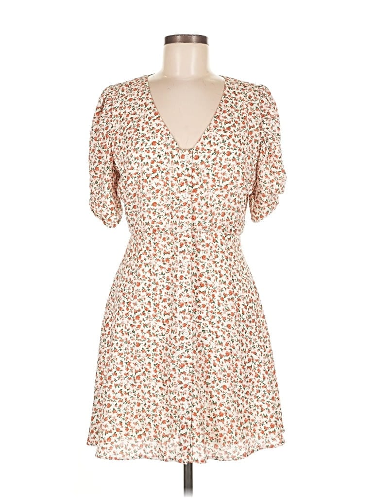 Pre-owned Sadie & Sage Casual Dress In Brown