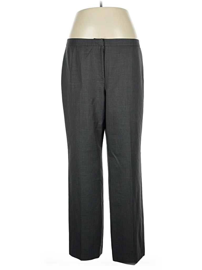 Pre-owned Kasper Dress Pants In Gray