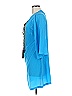 Single 100% Silk Blue Casual Dress Size M - photo 5