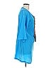 Single 100% Silk Blue Casual Dress Size M - photo 4