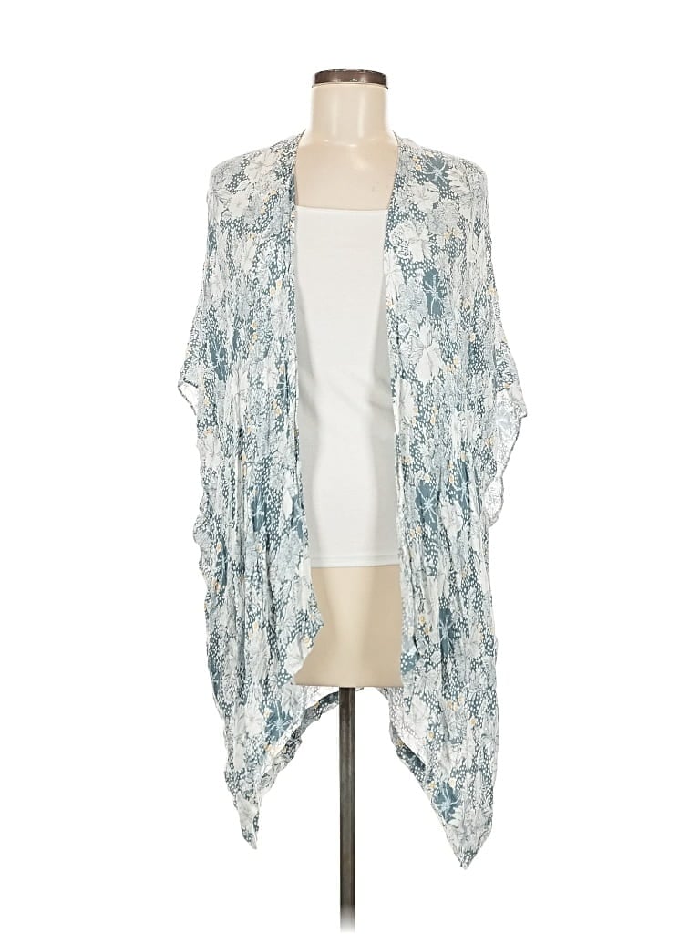 Pre-owned Ann Taylor Loft Outlet Cardigan Sweater In Blue