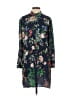 Express 100% Polyester Blue Casual Dress Size S - photo 1