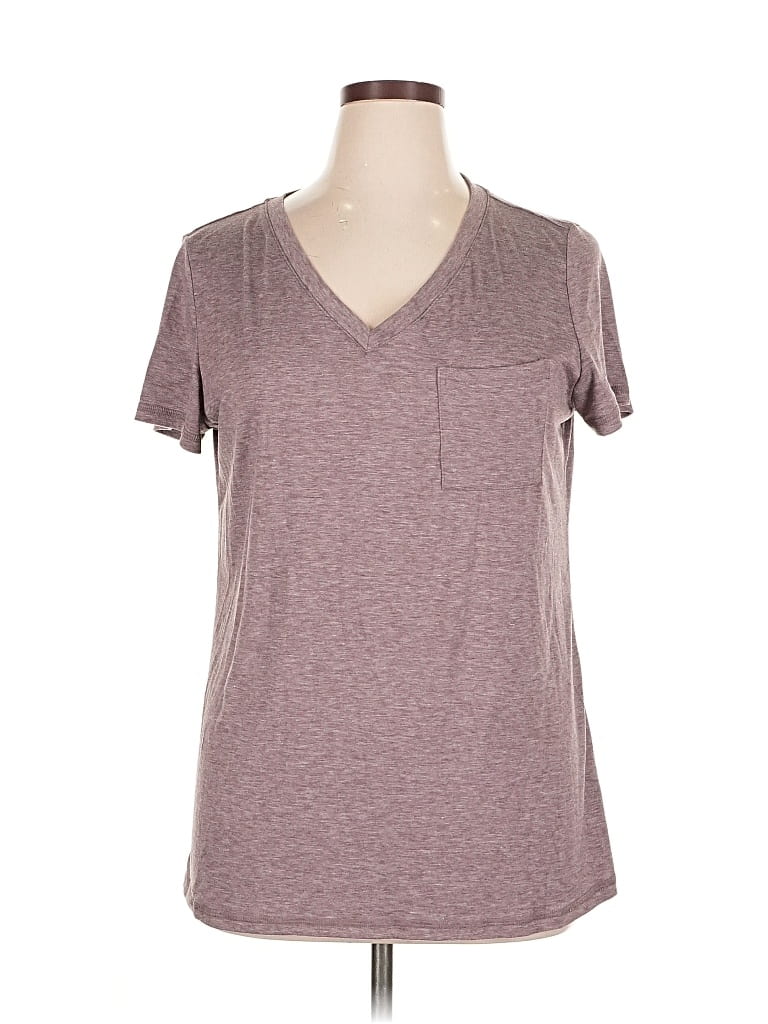 Pre-owned Automet Short Sleeve T-shirt In Burgundy