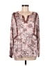 J.Jill Pink Long Sleeve Blouse Size M - photo 1