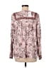 J.Jill Pink Long Sleeve Blouse Size M - photo 2