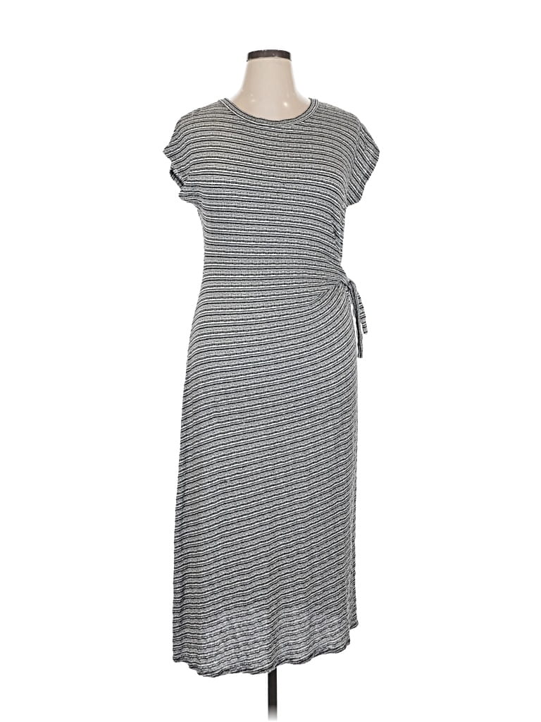 Pre-owned See You Monday Casual Dress In Gray