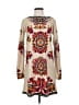 Tibi 100% Polyester Print Tan Casual Dress Size S - photo 1
