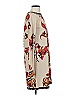 Tibi 100% Polyester Print Tan Casual Dress Size S - photo 4