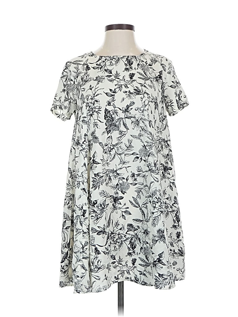 Pre-owned Lush Casual Dress In Gray