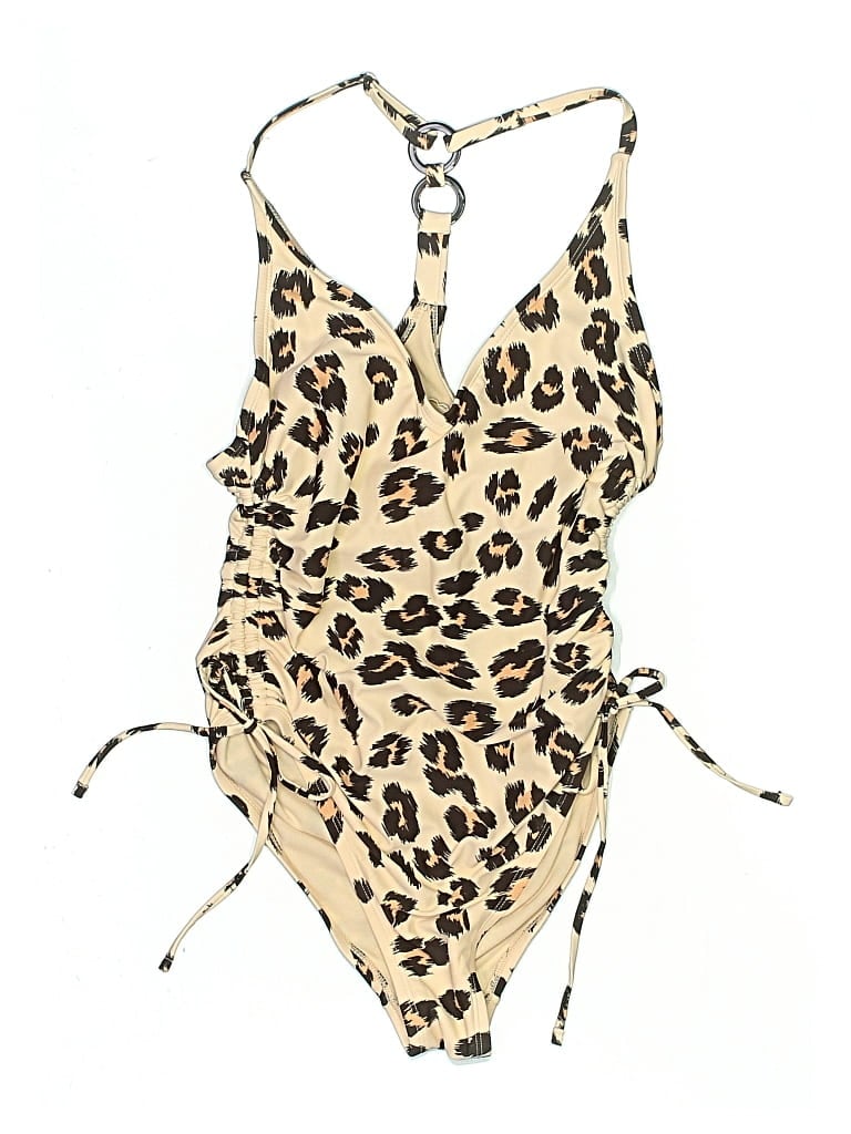 Pre-owned Kona Sol One Piece Swimsuit In Brown