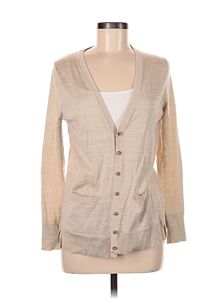 Pre-owned Ann Taylor Loft Cardigan Sweater In Brown